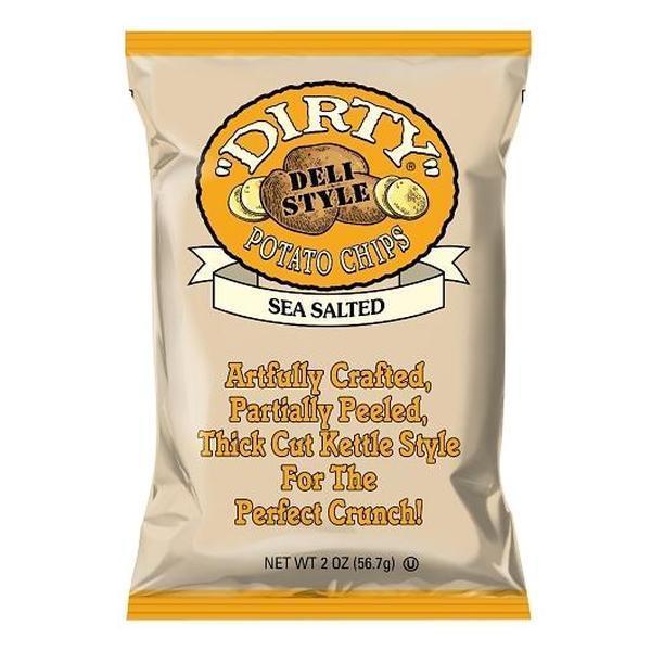 Dirty Kettle Potato Chips Sea Salted 2oz 24 ct