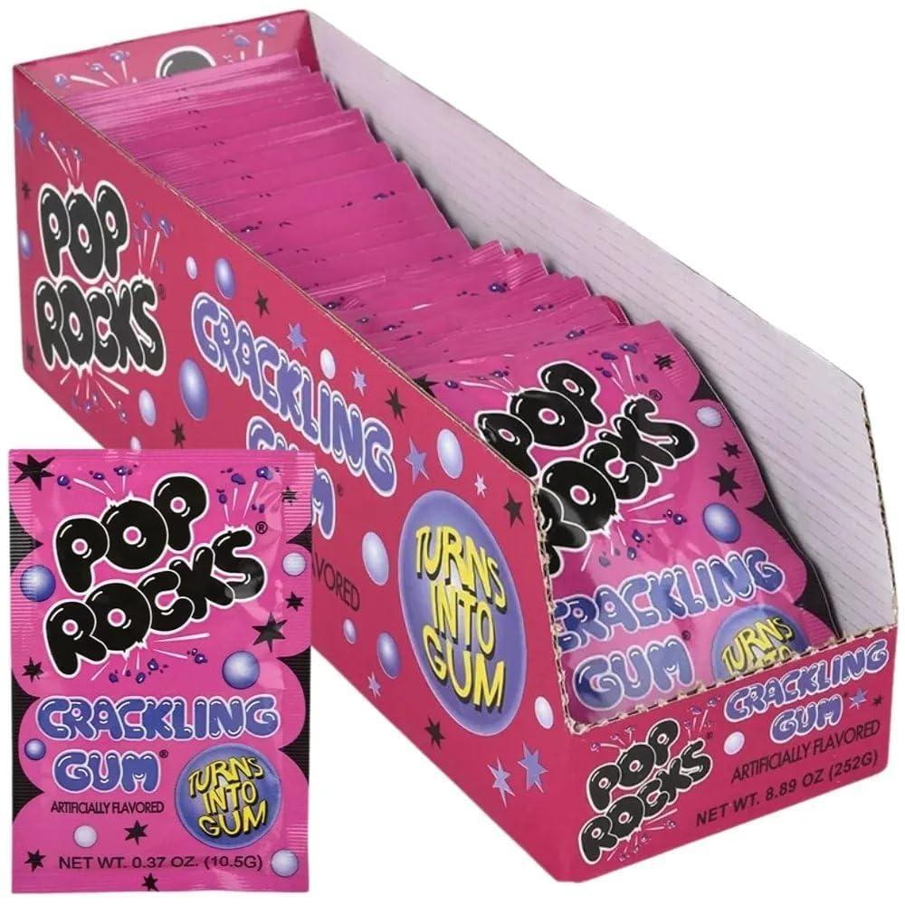 Thayer Pop Rocks Candy, Sweet Flavor Snack, 24-Count Pack for Party Use, Assorted Candies Treat