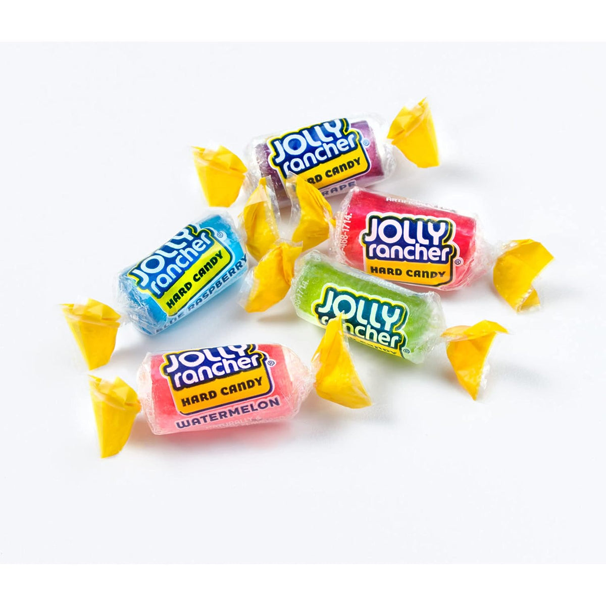 Jolly Rancher Original Hard Candies, 5 lb Bulk Large Bag - Assorted Fruit-Flavored, Individually Wrapped Sweet Snack with Watermelon Flavor | Candy Bowl, Party Uses