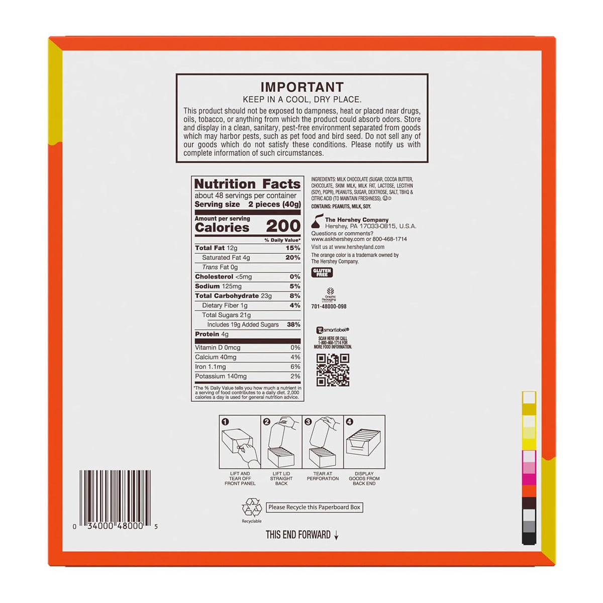 REESES Sticks Chocolate Peanut Butter Wafer Bars, King Size, 24-Count Chocolate Flavored Wafer Snacks