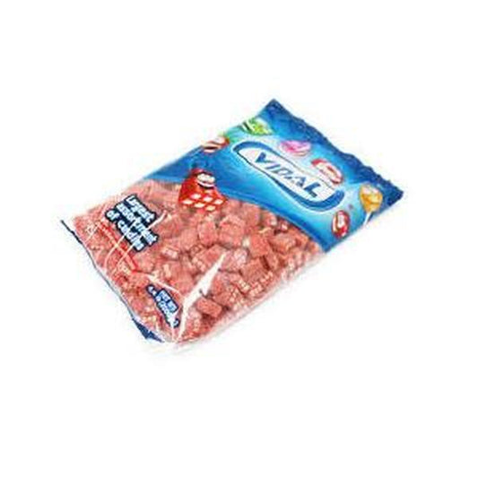 ThayerVidal Strawberry Bricks Sweet Candies Snack, 4.4 lbs Bulk Bag for Parties