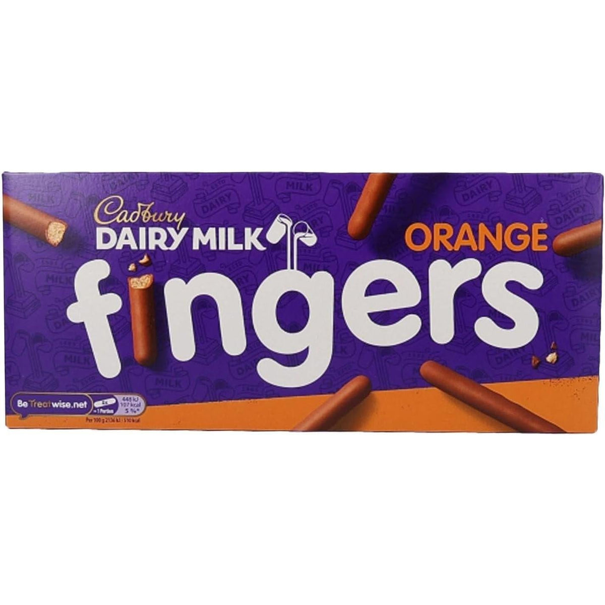 Cadbury UK Import Orange Chocolate Shortbread Fingers 4 oz 10 Pack  Crispy Shortbread Cookies with Chocolate Coating | Premium British Snack
