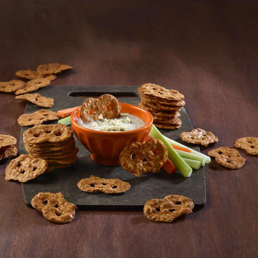 Snack Factory Pretzel Crisps Honey Mustard Onion 7.2 oz 12 Count Crunchy Pretzel Snack