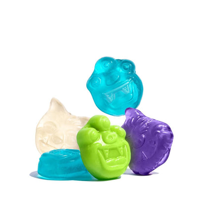 Albanese Soft Chewy Halloween Candy, 4-Flavor Gummy Monsters, 5 lb Bulk Bag of Gummy Candies