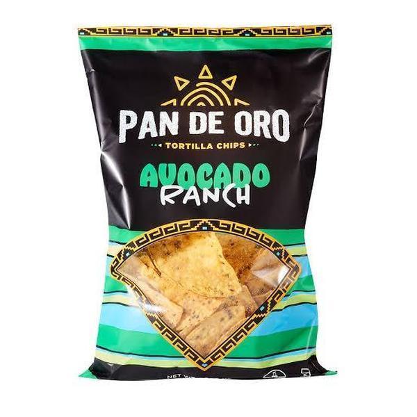 Pan De Oro Avocado Ranch Tortilla Chips 6.5 oz 12 Count Crunchy Snack Chips