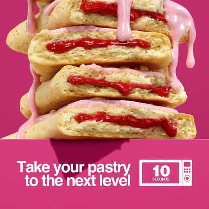 Legendary Protein Pastry Keto Strawberry 10 Count Tray Strawberry Protein Snack