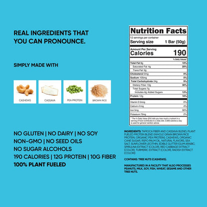 TRUBAR Protein Bar Birthday Cake 1.76 oz 12 Count Birthday Cake Flavored Protein Snack Bars