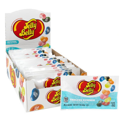 Jelly Belly Endless Summer Collection Jelly Bean Sweets, 1 oz, 30 Pieces Assorted Fruit Candy Bags