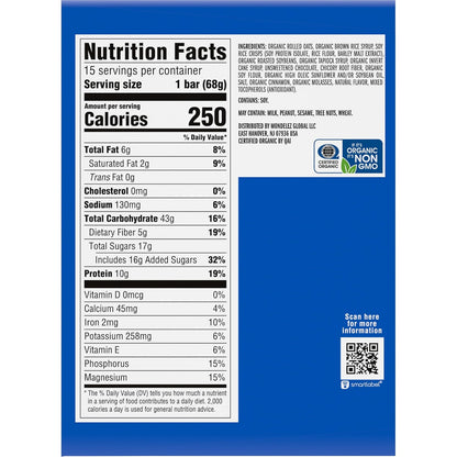 Clif Energy Protein Bars, Chocolate Chip Flavor, 2.40 oz, 12-Count Pack Sweet Snack Bars