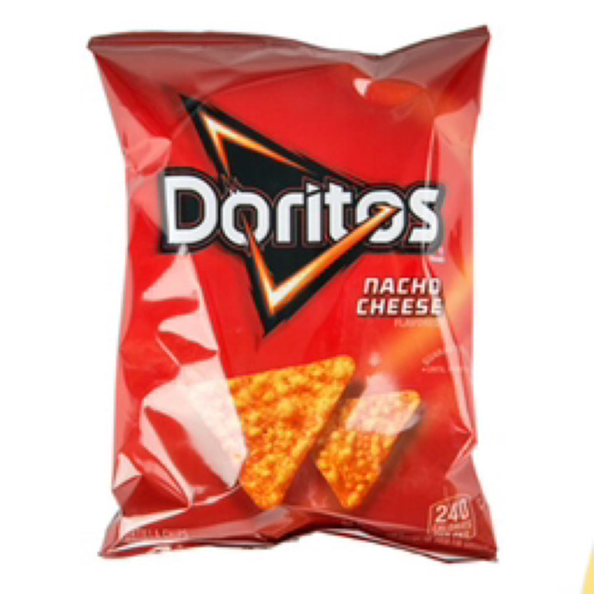 Doritos Nacho Cheese Tortilla Chips, Crispy Crunchy Flavor, 2.5 oz Extra Large Snack Bags, 24 Count