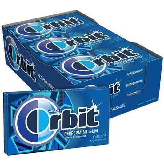 Orbit Peppermint 12 Ct 14 Piece Packages Tray